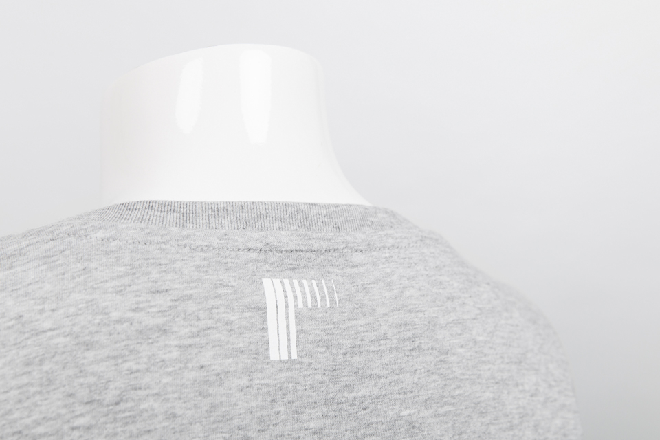 raster - raster logo t-shirt grey |