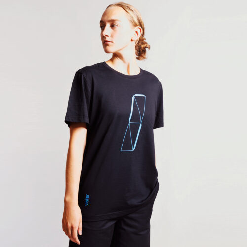 raster - raster merch t-shirt black